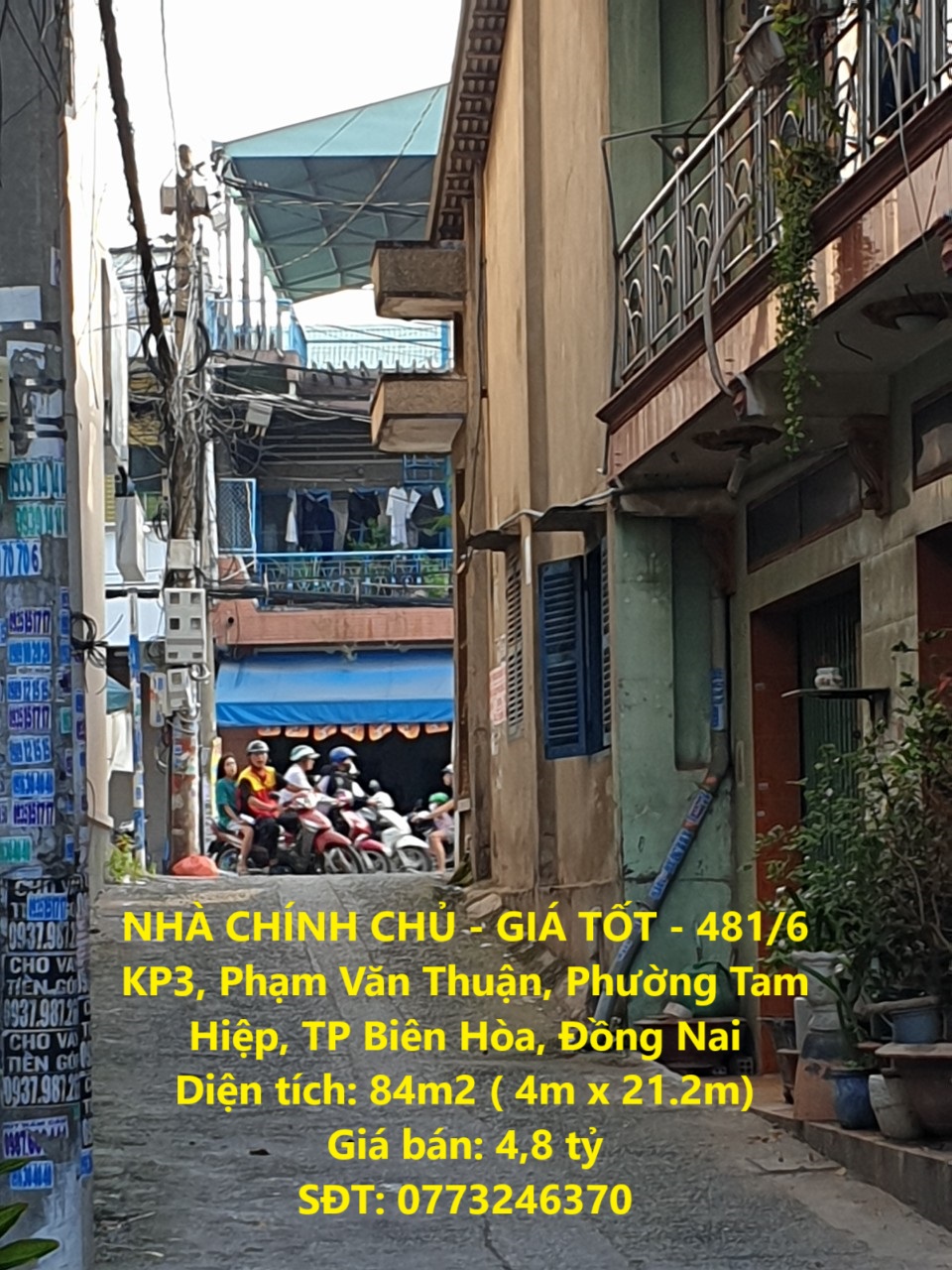 NHÀ CHÍNH CHỦ - GIÁ TỐT - 481/6 KP3, Phạm Văn Thuận, Phường Tam Hiệp, TP Biên Hòa, Đồng Nai - Ảnh chính